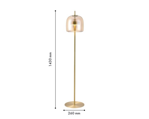 Торшер Favourite 4235-1F Reflex LED*21W, 1000LM, 4000K, switch D260*H1430мм