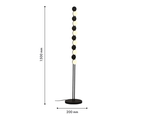 Торшер F-Promo 4601-1F Moti 12*LED*2W, 2160LM, 3000K D200*H1500мм