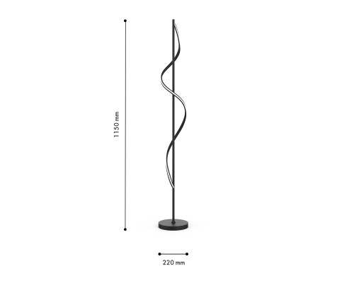 Торшер F-Promo 4180-1F Locket LED*25W, 1600LM, 4000K, D220*H1150мм