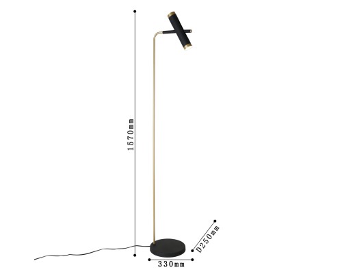 торшер Favourite 2324-2F Duplex 2*LED*3W, 480LM, 4000K included D250*W330*H1570мм