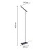 Торшер Favourite 4321-1F Celler LED*9W, 360LM, 4000K, CRI>90, switch L400*W150*H1480мм