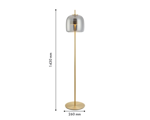 Торшер Favourite 4234-1F Reflex LED*21W, 1000LM, 4000K, switch D260*H1430мм