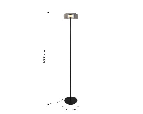 Торшер Favourite 4490-1F Platta LED*5W, 325LM, 4000K, switch D230*H1600мм