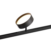 4583-1U, трековый светильник, D113xL145xH100, LEDx12W, 48V, 750LM, 2700-5700K, CRI>90, beam angle:100, included