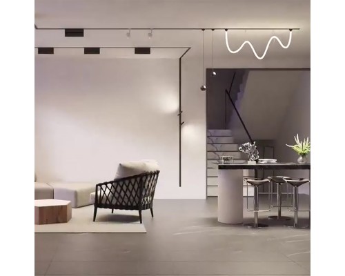 Светильник для трековой системы Favourite 4231-1U Unica LED*8W, 42V, 550LM, 3000-6000K, CRI>90 D130*H160мм