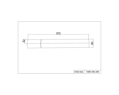 Драйвер Favourite 1000-DB-200 Unica 200W, 42V, IP20 L372*W32*H30мм