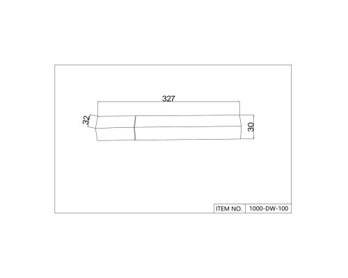 Драйвер Favourite 1000-DW-100 Unica 100W, 42V, IP20 L327*W32*H30мм