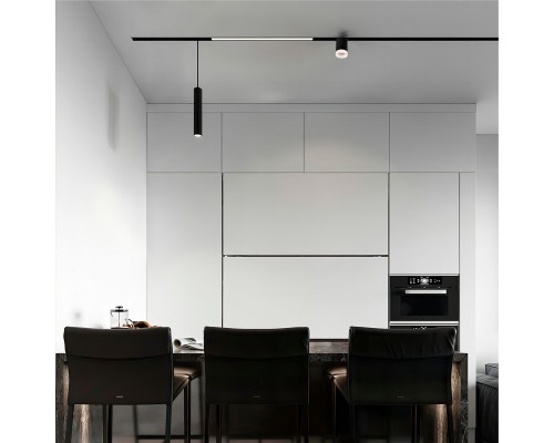 Светильник для трековой системы Favourite 4583-1U Logica LED*12W, 48V, 750LM, 2700-5700K, CRI>90, beam angle:100 D113*L145*H100мм
