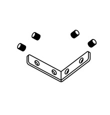 1014-CU-001, коннектор (соединитель) угловой