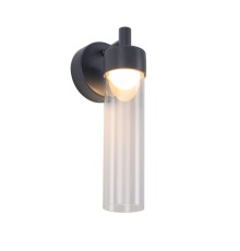 4703-1W, настенный светильник, D125xW100xH285, LEDx5W, 340LM, 3000K, IP54, included