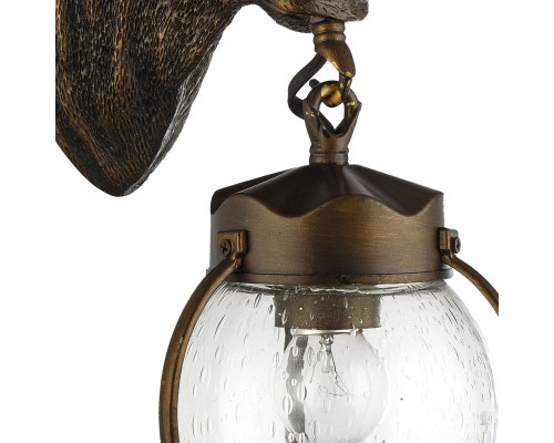 Уличный настенный светильник Favourite 1847-1W Hunt 1*E27*60W, IP44 D240*W360*H250мм