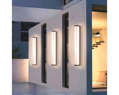 Уличный настенный светильник Favourite 4639-1W Kolonne LED*16W, 1400LM, 3000K, IP65 D95*W60*H500мм