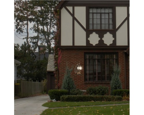 Уличный настенный светильник Favourite 2081-1W Hunt 1*E27*60W, IP44 D180*W280*H440мм