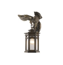 1458-1W, уличный светильник, D220xW430xH520, 1xE27x60W, IP44, excluded