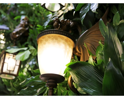 Уличный настенный светильник Favourite 1717-1W Dragon 1*E27*60W, IP44 D340*W420*H490мм