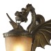 Уличный настенный светильник Favourite 1717-1W Dragon 1*E27*60W, IP44 D340*W420*H490мм