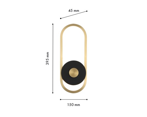 Бра Favourite 4296-1W Cyclone LED*11W, 210LM, 4000K, IP65 D45*W150*H395мм