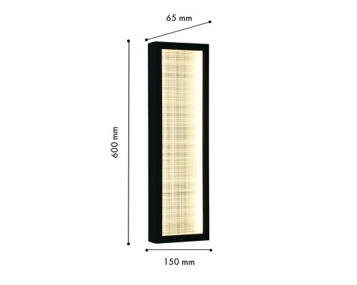 Бра Favourite 4298-2W Mist LED*30W, 650LM, 4000K, IP54 D50*W150*H600мм