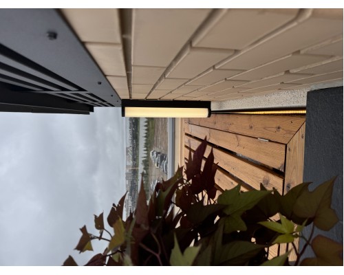 Уличный настенный светильник Favourite 4639-1W Kolonne LED*16W, 1400LM, 3000K, IP65 D95*W60*H500мм