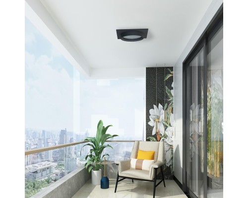 Уличный врезной светильник Favourite 4673-1U Umbra 1*GX53LED*15W, IP44 L110*W110*H42, вр.от.D95мм