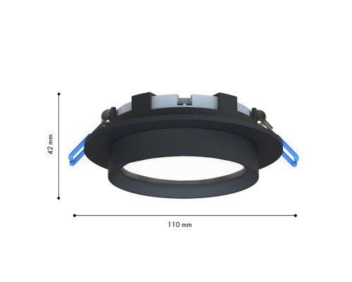 Уличный врезной светильник Favourite 4671-1U Umbra 1*GX53LED*15W, IP44 D110*H42, вр.от.D95мм