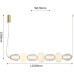 Подвесная люстра Favourite 4057-3P Bella LED*47W, 3258LM, 3000K L1100*W170*H230/1430мм