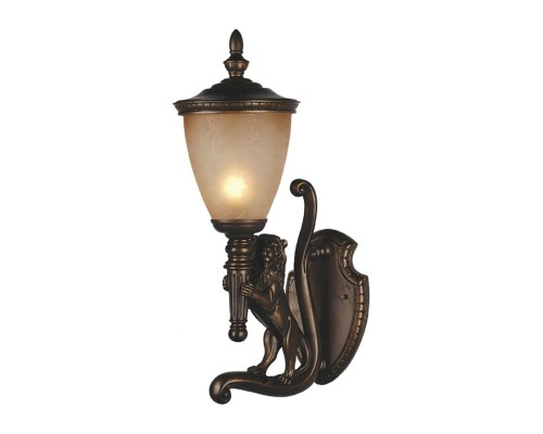 Уличный настенный светильник Favourite 1337-1WL Guards коричневый