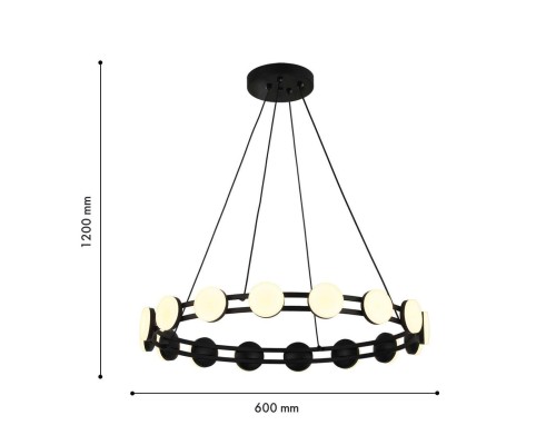 Подвесная люстра F-Promo 4601-6P Moti 16*LED*2W, 2880LM, 3000K D600*H100/1200мм