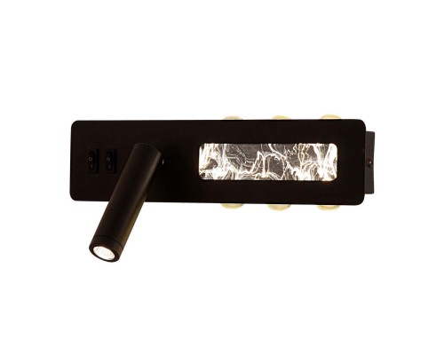 4692-1W, настенный светильник, D70xW280xH130, LEDx6.5W+LEDx16W, 55LM+1470LM, 4000K, included