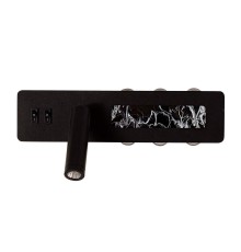 4692-1W, настенный светильник, D70xW280xH130, LEDx6.5W+LEDx16W, 55LM+1470LM, 4000K, included