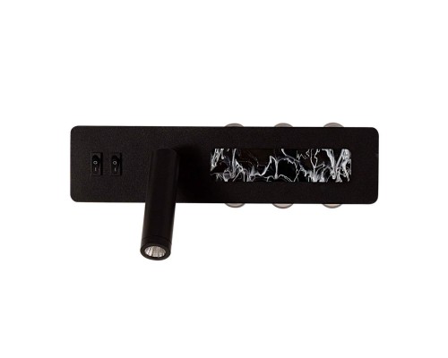 4692-1W, настенный светильник, D70xW280xH130, LEDx6.5W+LEDx16W, 55LM+1470LM, 4000K, included