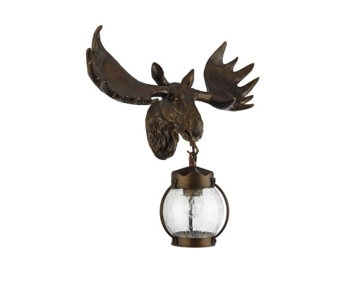 Уличный настенный светильник Favourite 1848-1W Hunt коричневый
