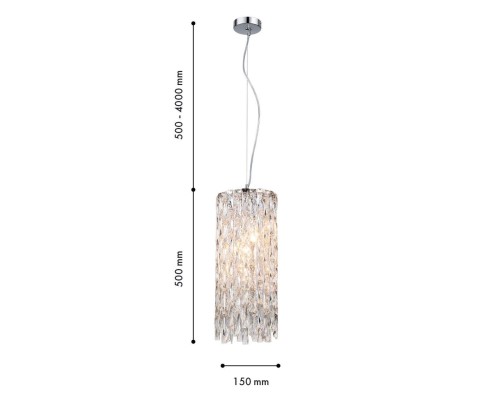 4723-4P, подвес, D200xH500/4000, 4xE14x40W, excluded