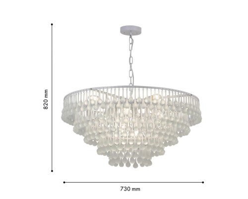 Подвесная люстра Favourite 4604-10p Boonden 10*E14*60W D730*H375/820мм