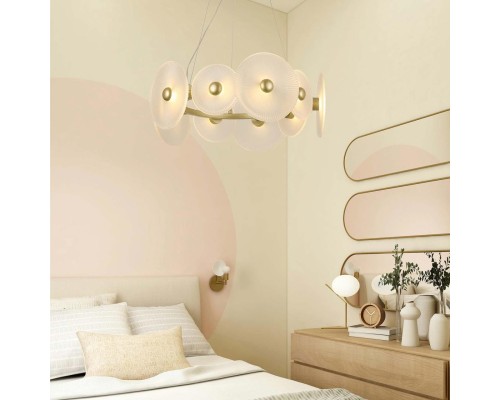 Подвесная люстра F-Promo 4605-5P Arctium 10*LED*2W, 1600LM, 3000K L800*W180*H225/1200мм