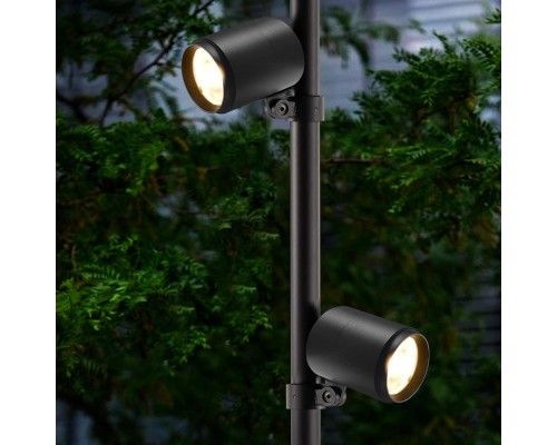 Уличный столб Favourite 4638-2F Securitas 2*LED*12W, 2100LM, 4000K, IP65 L280*W100*H2000мм