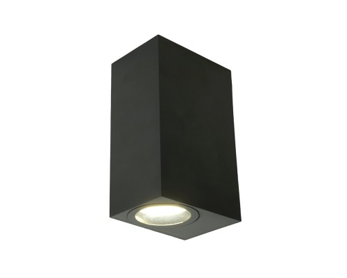 Светильник садово-парковый Feron.ONE DH051-P,на стену, 2*GU10 220-240V, черный пластик