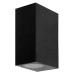 Светильник садово-парковый Feron.ONE DH051-P,на стену, 2*GU10 220-240V, черный пластик