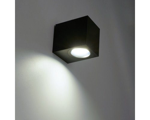 Светильник садово-парковый Feron.ONE DH050-P,на стену, GU10 220-240V, черный пластик