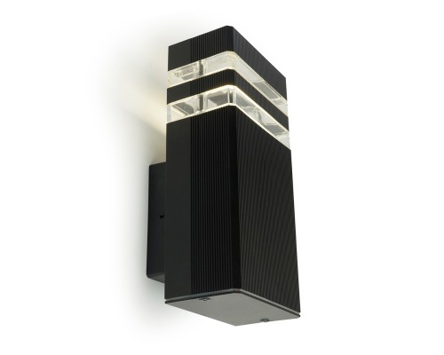 Светильник садово-парковый Feron.ONE DH0806-P, на стену вверх,  GU10 220-240V, черный пластик