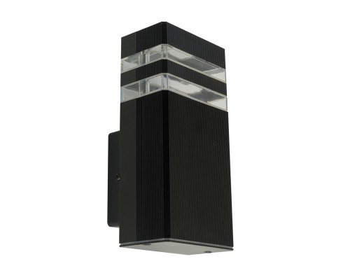 Светильник садово-парковый Feron.ONE DH0806-P, на стену вверх,  GU10 220-240V, черный пластик