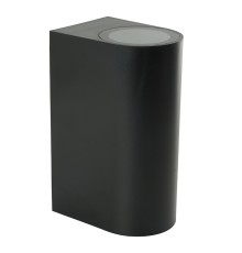 Светильник садово-парковый Feron.ONE DH015-P, на стену, 2*GU10 220-240V, черный пластик