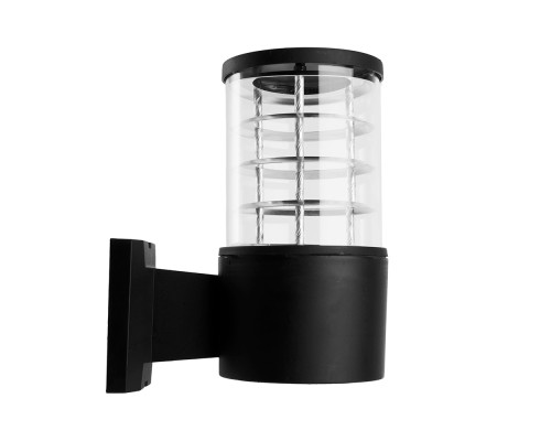 Светильник садово-парковый Feron.ONE DH0801-P, на стену вверх, E27 230V, черный пластик