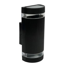 Светильник садово-парковый Feron.ONE DH1702-P, на стену вверх/вниз, 2*GU10 220-240V, черный пластик