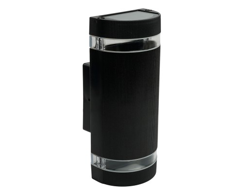 Светильник садово-парковый Feron.ONE DH1702-P, на стену вверх/вниз, 2*GU10 220-240V, черный пластик