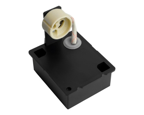 Светильник садово-парковый Feron.ONE DH014-P,на стену, GU10 220-240V, черный пластик