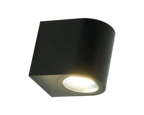 Светильник садово-парковый Feron.ONE DH014-P,на стену, GU10 220-240V, черный пластик