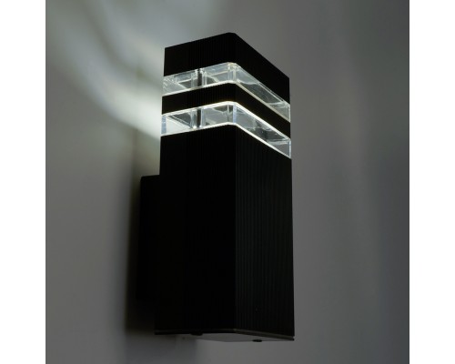 Светильник садово-парковый Feron.ONE DH0806-P, на стену вверх,  GU10 220-240V, черный пластик