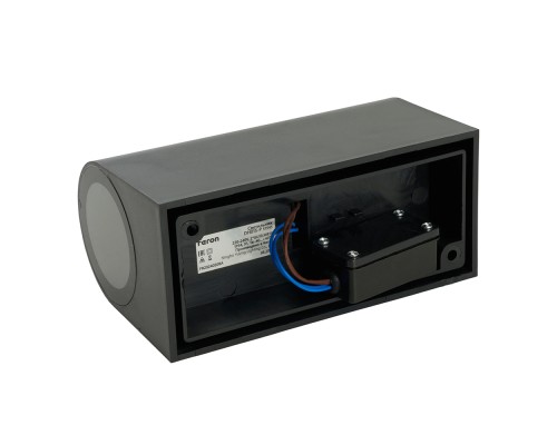 Светильник садово-парковый Feron.ONE DH015-P, на стену, 2*GU10 220-240V, черный пластик