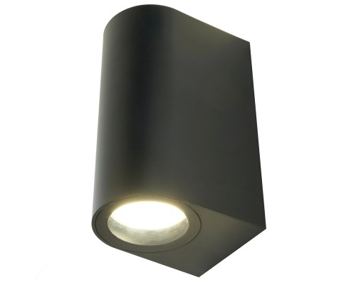 Светильник садово-парковый Feron.ONE DH015-P, на стену, 2*GU10 220-240V, черный пластик